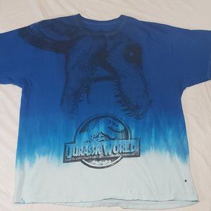 JURASSIC WORLD TIE DYED MENS TEE SIZE XXL